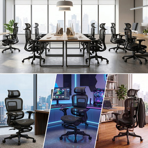 Silla de Oficina Ergonómica Giratoria con Respaldo Alto y Reposapiés - Product Image 3