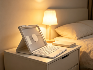 Étui clavier magnétique blanc avec pavé tactile pour <span class=keywords><strong>iPad</strong></span> 10e génération et <span class=keywords><strong>iPad</strong></span> Air 4/5/6 10,9 pouces, rotatif à 360° - Product Image 6