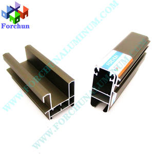 6000 serie sabbiatura Champagne alluminio anodizzato profili di estrusione per finestre scorrevoli indiane/finestra <span class=keywords><strong>Nepal</strong></span> profilo in alluminio - Product Image 4