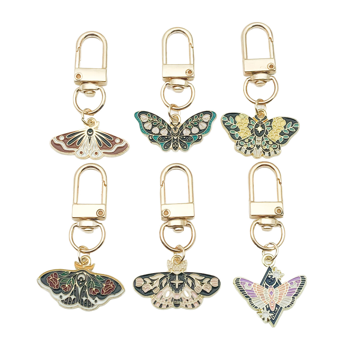 Er763 - Set di farfalle 2-5 * 2,6 cm - 30,4 g