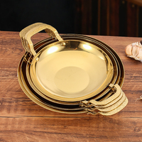 Marmite à soupe et à bouillon en acier inoxydable épaissi de 24 cm avec poignées doubles, support trépied, isolation, intérieur antiadhésif, compatible lave-vaisselle