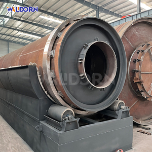 Automatic High Efficiency Vacuum Pyrolysis Technology Plant with Engine Motor & Gearbox for Higher Quality Oil From Waste <b>Tyres</b> - Product Image 5