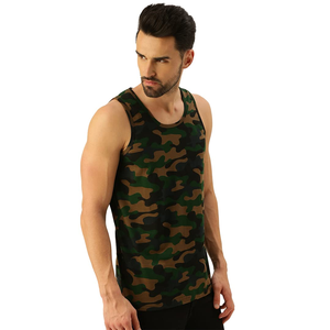 Qualité supérieure grande taille imprimé hommes débardeur à la mode confortable tricoté Gym Fitness décontracté débardeur pour hommes BD - Product Image 3