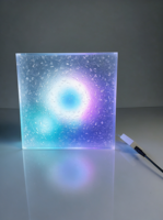 Lampe d'ambiance LED RGB intelligente avec synchronisation musicale pour salle de jeu, chambre et maison