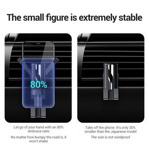 2024ใหม่ที่วางโทรศัพท์มือถือในรถยนต์แบบปีกที่ซ่อนอยู่สำหรับ iPhone Samsung ช่องระบายอากาศอเนกประสงค์ติดตั้งง่าย - Product Image 2