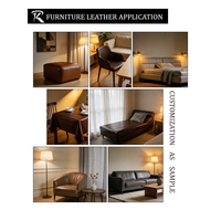 Cuir synthétique PVC résistant aux taches pour meubles de lit, cuir synthétique PVC imperméable et résistant à l'usure en rouleau