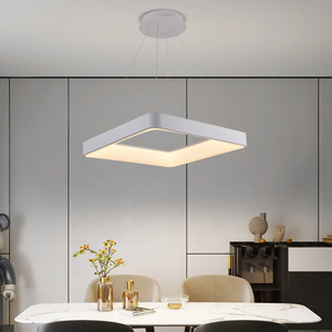 モダンなアルミシャンデリアリビングルーム寝室キッチンリング商用LEDペンダント照明 - Product Image 5