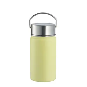 HOT selling 12oz 350ml Children Stainless Steel Insulated Sippy Kids Water Bottle with filp top many lid option