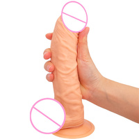Großhandel realistische Silikon Dildo Vibrator Soft Sex Toy für erwachsene Frauen