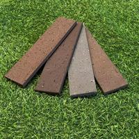 Briques d'argile de tuile de façade en terre cuite de qualité supérieure 60x240x11mm avec fonctionnalité de brique réfractaire à surface rugueuse pour murs extérieurs