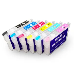 Supercolor T0791- T0796 Cartridge IJ Tinta Isi Ulang Kosong untuk Epson P50 1400 PX700W PX800FW P50 1500W Pencetak