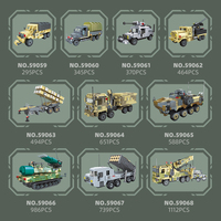 59059-59064 camion-citerne véhicules MOC bloc briques modèle enfants assemblage bloc de construction ensemble jouet cadeau Juguetes