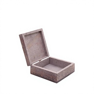 Caja de tallado de esteatita de gran calidad con diseño hecho a mano especial con forma rectangular Uso del producto superior para almacenamiento de joyas Artículo de regalo - Product Image 1