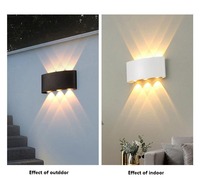 Lampe murale LED Sunled étanche IP65 10W, éclairage extérieur en aluminium pour jardin et porche