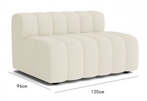 Divano Modulare a L in Tessuto di Alta Qualità, Best Seller, Arredamento per <span class=keywords><strong>Interni</strong></span> con Imbottitura in Spugna per Ville - Product Image 3