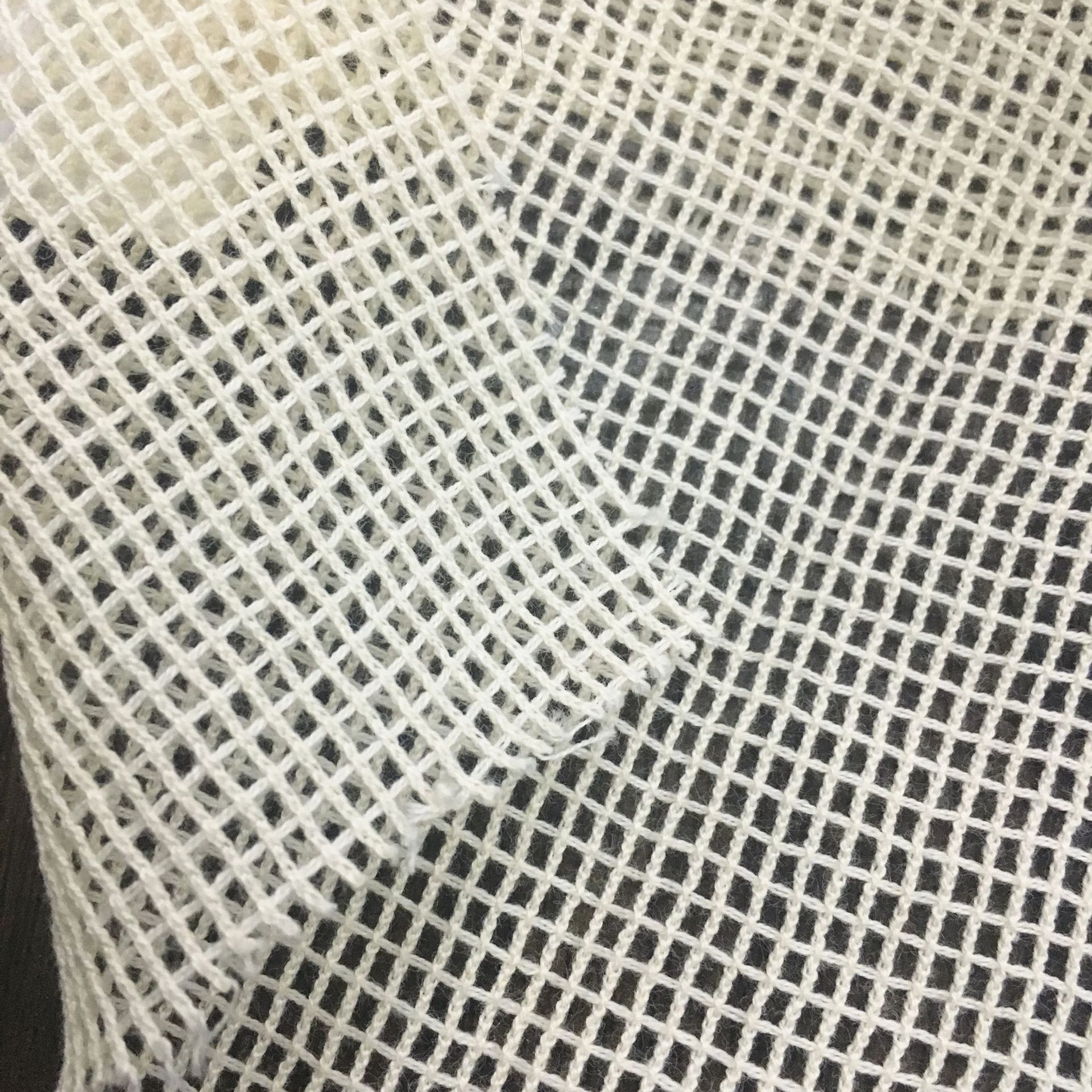 100% хлопчатобумажная сетчатая ткань, Небольшие квадраты, сетчатая ткань для аксессуаров для одежды, хлопчатобумажная ткань с ушками для стиральной сумки