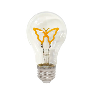 120V 2 Wát E27 cơ sở <span class=keywords><strong>Led</strong></span> sợi A60 hình dạng trang trí bóng đèn với cao 2200K Nhiệt độ màu CRI 80 15000 Giờ Tuổi thọ - Product Image 1