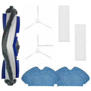 Kit apto para Rowentas Tefal 60 RR7427 RR7447 RG7447 Cepillo giratorio de rodillo filtro Hepa paño de mopa piezas de aspiradora robótica - Product Image 1