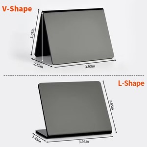 Tarjeta de exhibición de precio borrable de acrílico vertical para suministros de almacenamiento y supermercado - Product Image 6