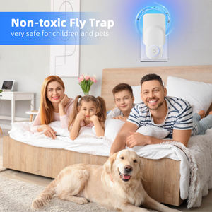 X-Pest 2024 OEM/ODM Trampa electrónica para moscas con 5 tableros adhesivos <span class=keywords><strong>y</strong></span> 8 luces UVA para mosquitos <span class=keywords><strong>y</strong></span> avispas-Trampa para insectos voladores domésticos - Product Image 3