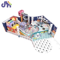 Terrain de jeux coulissant pour enfants, design coloré personnalisé, terrain de jeux pour bébés, équipement de parc d'attractions intérieur, pièces