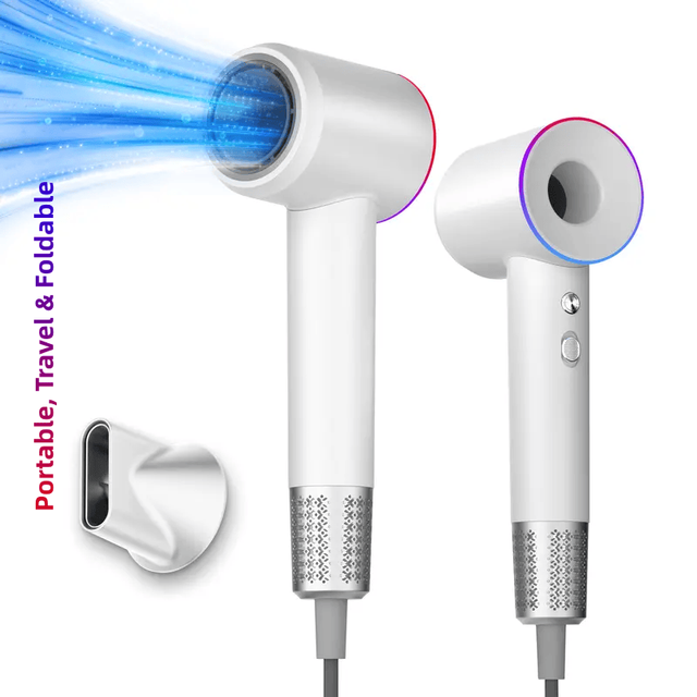 Dr Flash Professional Ionic Electric Salon Hair Dryer High Speed 2-Speed BLDC Motor 1500W Lightweight Design Commercial