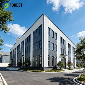 Bâtiment d'entrepôt industriel automatisé à structure en acier avec système de plancher en mezzanine, usine certifiée ISO9001 - Product Image 1