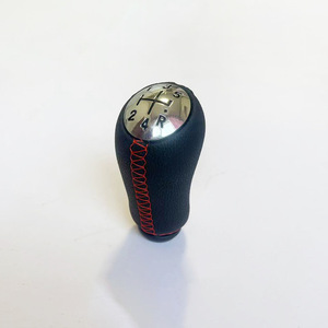 Chen Can Car Gear <b>Knob</b> Leather Manual Transmission <b>Shift</b> <b>Knob</b> For Renault Clio Modification Parts - Product Image 1