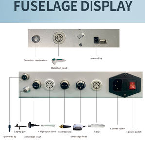 NUEVO Masajeador de tratamiento de cuero cabelludo 7 en 1 con detección de folículos pilosos Cuidado del cuero cabelludo Máquina de fisioterapia Anti pérdida de cabello Crecimiento del cabello - Product Image 6