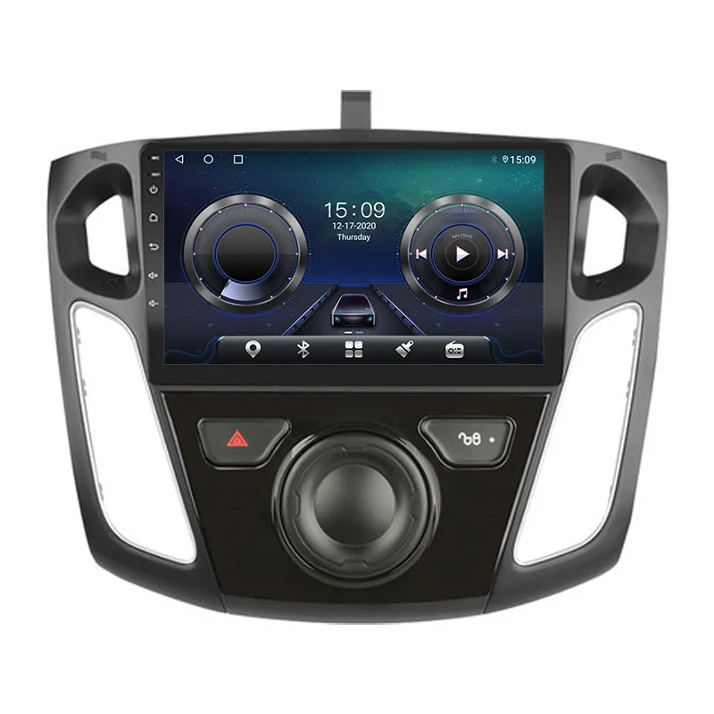 Amprime — lecteur multimédia vidéo et Autoradio stéréo, pour Ford Focus 3 mk3, 2011-2015, Android, 9 pouces, Navigation GPS, 2din