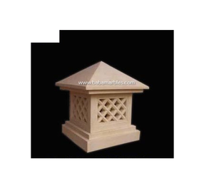 Lampe en pierre de Jodhpur écologique et durable, fabriquée à la main, pour la décoration de la cour et de la maison, éclairage d'ambiance dans les intérieurs modernes, Inde - Product Image 6