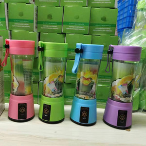 Otra licuadora portátil recargable con 6 cuchillas, mini exprimidor eléctrico tipo vórtice para uso doméstico, vaso para jugos - Product Image 2
