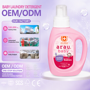 Detergente Vegetale alla Lavanda Arau Baby Sicuro per Pelli Sensibili Senza Additivi di Fragranza Artificiale Delicato per Prodotti di Pulizia - Product Image 1