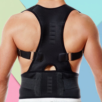 Ceinture de soutien dorsal unisexe réglable en néoprène, correcteur postural abdominal et d'épaule pour adulte, respirante, pour usage sportif – Meilleure vente