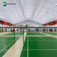 Tente de réception en aluminium de grande taille, modèle A-frame, en 6061-T6/6082, pour les sports en intérieur, 600 m²