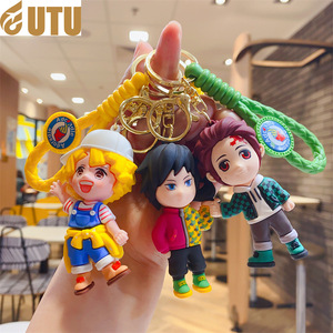 พวงกุญแจรถยนต์รูปผีสามมิติพร้อมจี้ห้อยกระเป๋าพลาสติกลายการ์ตูนสร้างสรรค์ของขวัญขายส่ง-F - Product Image 3