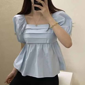 Nuevo Diseño de Blusas para Salir, Blusas con <span class=keywords><strong>Volantes</strong></span> Más Vendidas para Mujer, <span class=keywords><strong>Camiseta</strong></span> de Verano de Manga Corta - Product Image 3