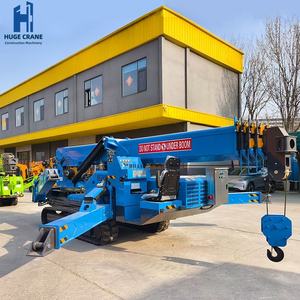 3 טון-16 טון בנייה קטן עגור עכביש עם מנוף טלסקופי בום מיני מנוף לשימוש בנייה - Product Image 4