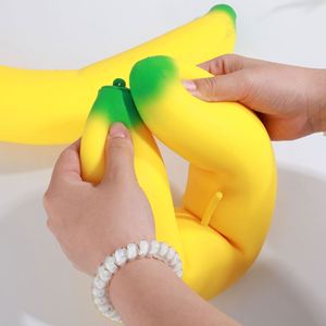 Jouets sensoriels en silicone souple personnalisés en gros, bananes anti-stress pour adultes et enfants - Product Image 4