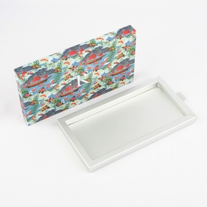 Cajas de regalo de cartón corrugado con logotipo personalizado con impresión en relieve 4C Papel doméstico duradero Embalaje vacío Etiqueta privada - Product Image 4