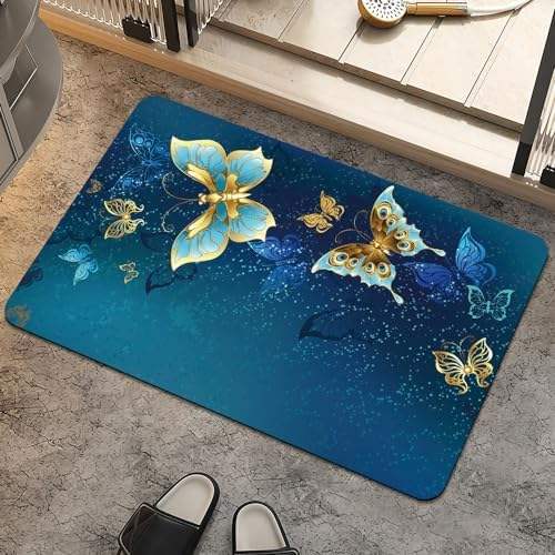 Blue and Gold Butterfly