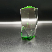 Vente directe d'usine Souvenir fait à la main tailles personnalisées trophée en verre vierge