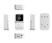 Sonnette vidéo intelligente Tuya WiFi, caméra IP, interphone vidéo bidirectionnel avec vision nocturne HD IR, sécurité domestique intelligente