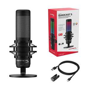 <span class=keywords><strong>ไม</strong></span>โครโฟนไดนามิกแบบมีสาย <span class=keywords><strong>HyperX</strong></span> <span class=keywords><strong>QuadCast</strong></span> <span class=keywords><strong>S</strong></span> RGB สำหรับการถ่ายทอดสดกีฬา รองรับทุกทิศทาง เหมาะสำหรับคอมพิวเตอร์ตั้งโต๊ะ วัสดุทำจากพลาสติก - Product Image 2