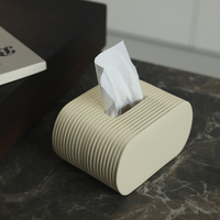 Boîte à mouchoirs en céramique au design nordique moderne et mignon, rangement créatif pour les boîtes à mouchoirs en papier ménager, décoration intérieure