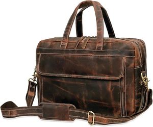 Vintage Handcrafted Full Grain Italian Leather Laptop Messenger <b>Bags</b> <b>for</b> <b>Men</b> Office Business <b>Work</b> <b>Bag</b> Multiple Compartments - Product Image 3