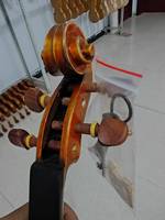 Violon artisanal haut de gamme OEM avec dos en érable flammé monobloc rare, modèle supérieur