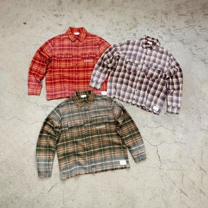 Camisas Personalizadas con Botones, Holgadas, Informales, a Cuadros, de Franela, 100% Algodón, Manga Larga, Estilo Vintage, para Hombre - Product Image 2