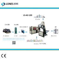 Machine de soufflage par étirage entièrement automatique pour bouteilles PET de 5 ml à 2 L, 2500 BPH, avec différentes formes et facile à entretenir/Modèle économique