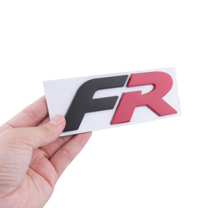 Emblema personalizzato FR Auto adesivo in metallo distintivo per sedile Leon FR + <span class=keywords><strong>Cupra</strong></span> Exeo Formula Racing accessori per Auto all'ingrosso - Product Image 1